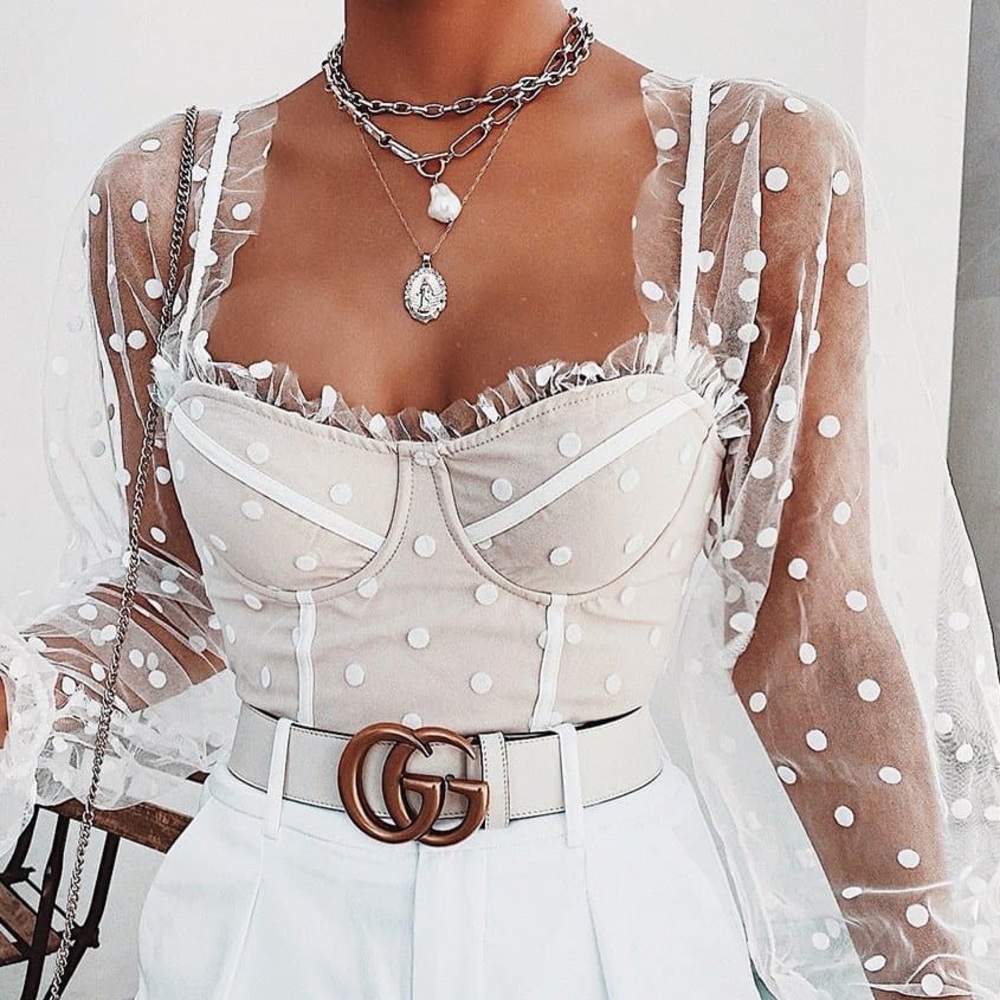 Chloe Top | White | RUNAWAY THE LABEL | XS